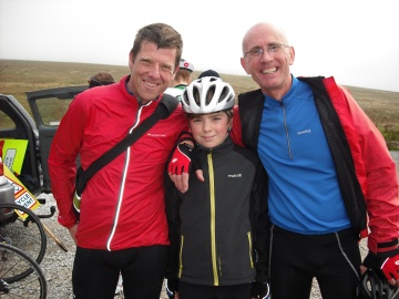 Dave, Bobby and Derek after Jubilee Tower Hill Climb